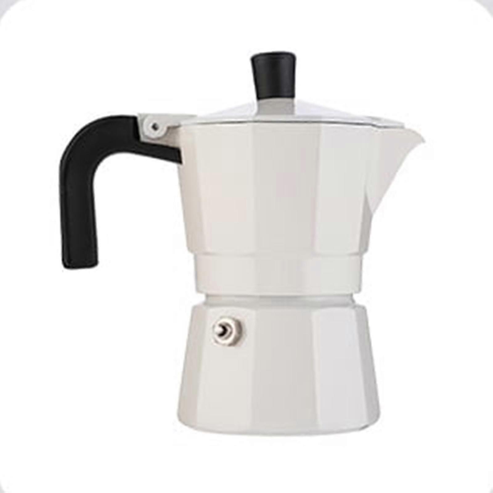 Mini coffee maker for outdoor use Hand-brewed coffee pot  White