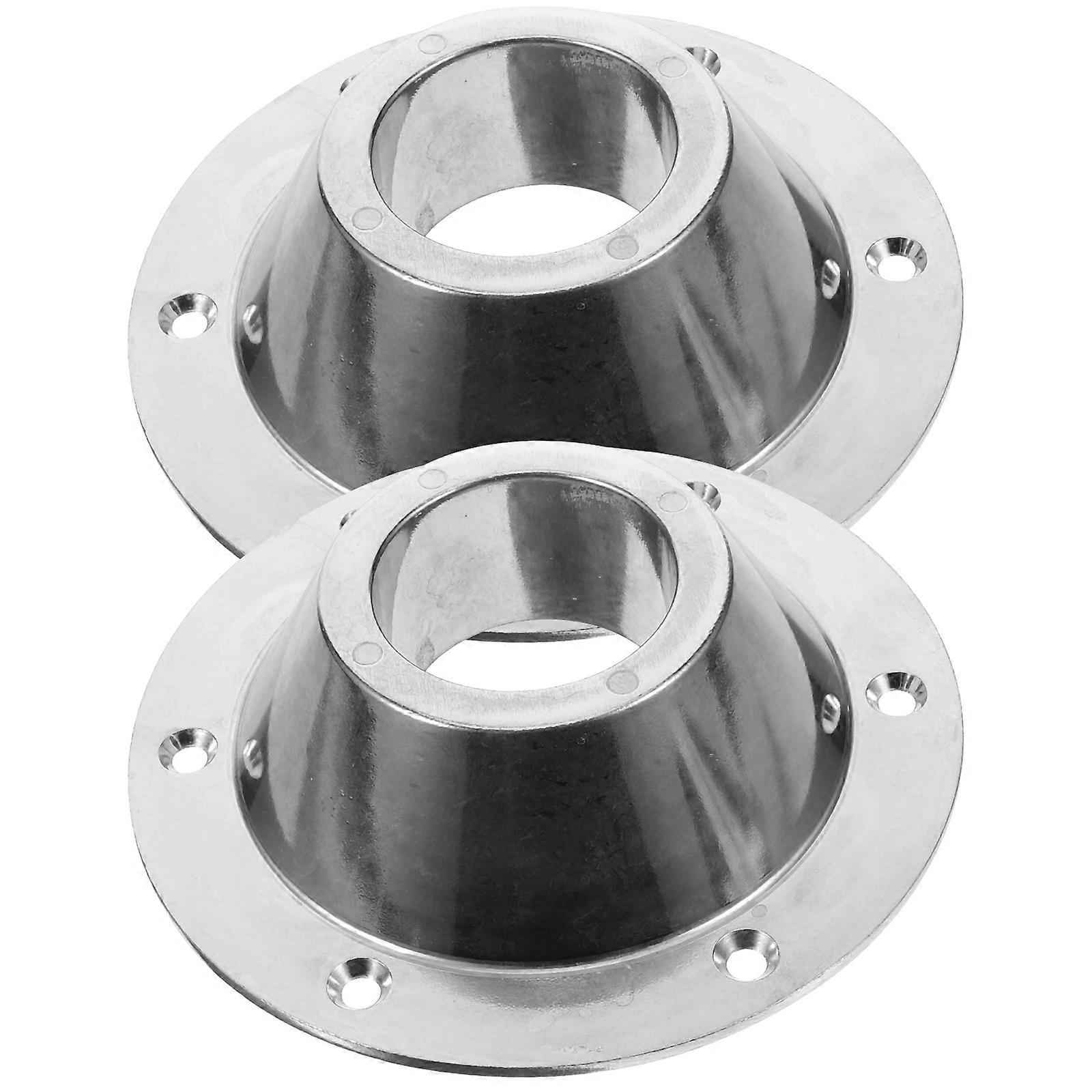 Rv Table Base Mount Aluminum Silver for 2Pcs Table Fixed Accessories