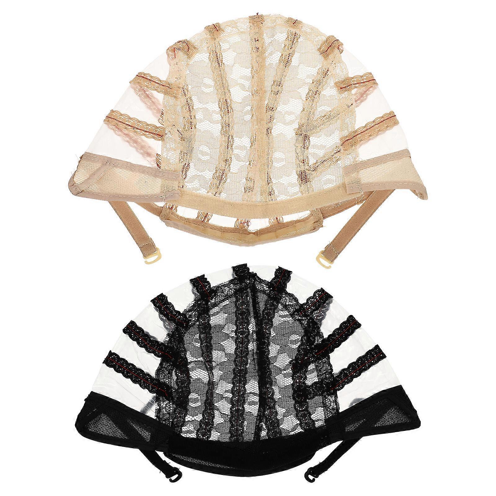 Assorted Color Wig Caps Mesh Caps for Practical Wig Making 10Pcs