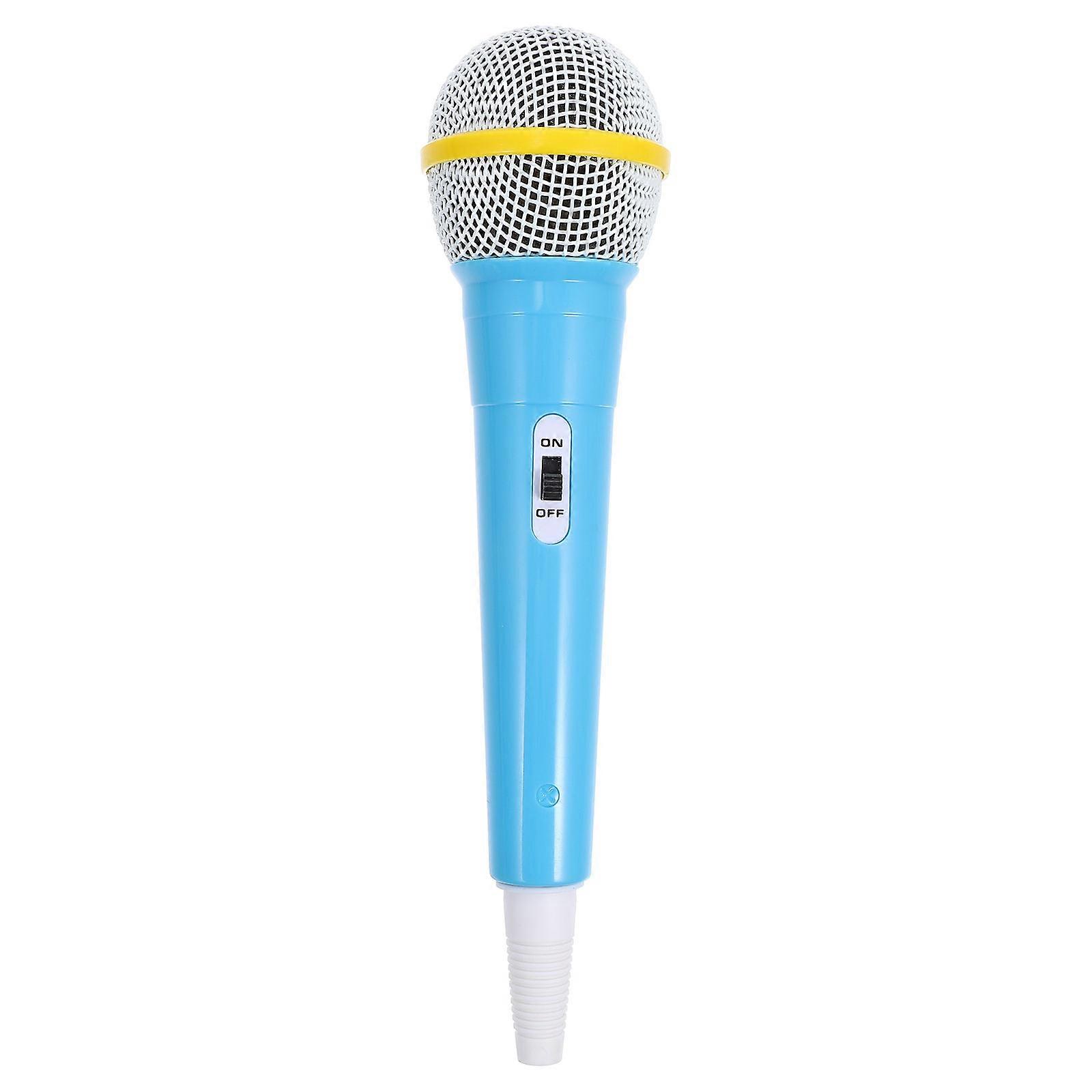 Funny Microphone Model Plastic Microphone Prop for Playing Children Toy