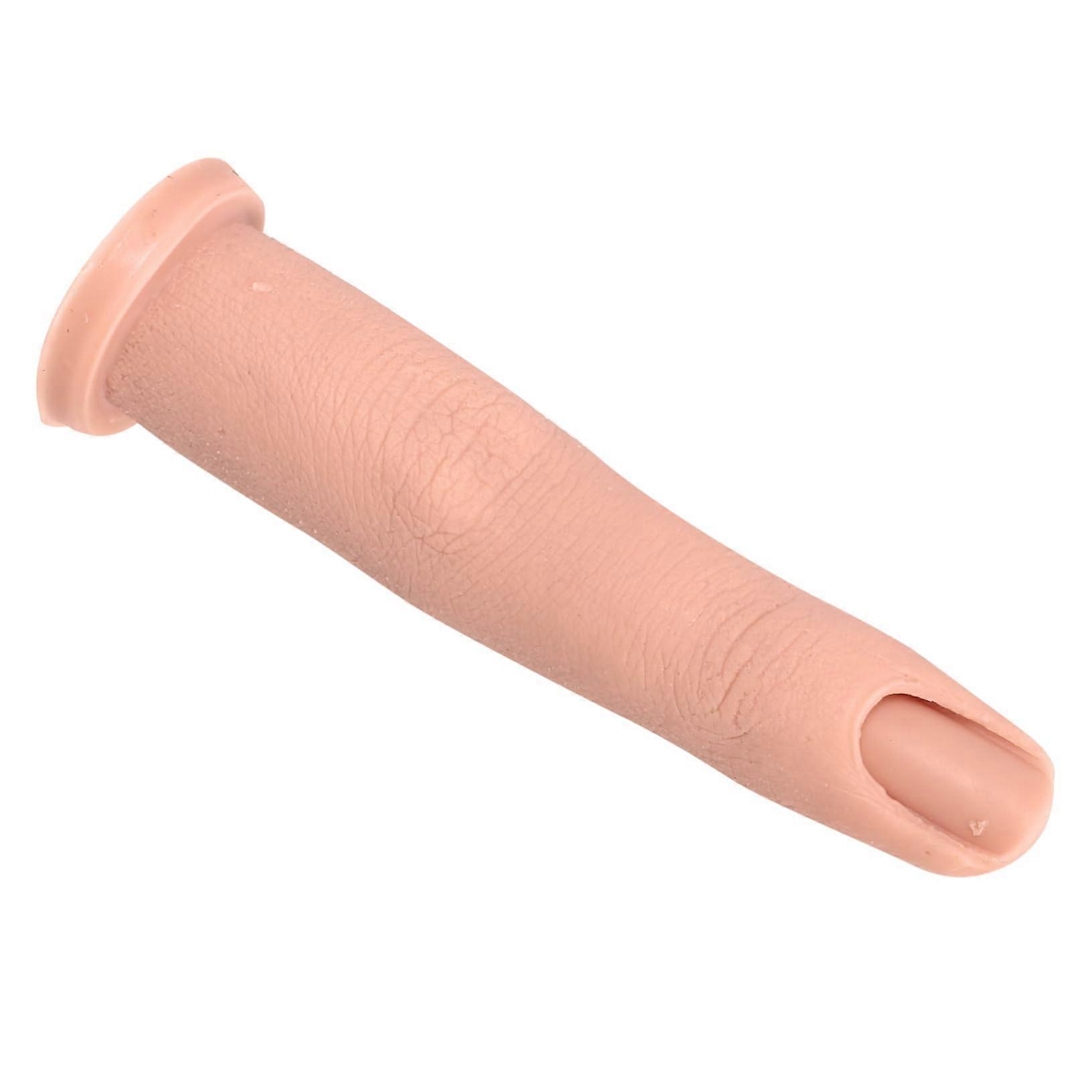 Silicone Nail Practice Finger for Manicure Training with Realistic Design