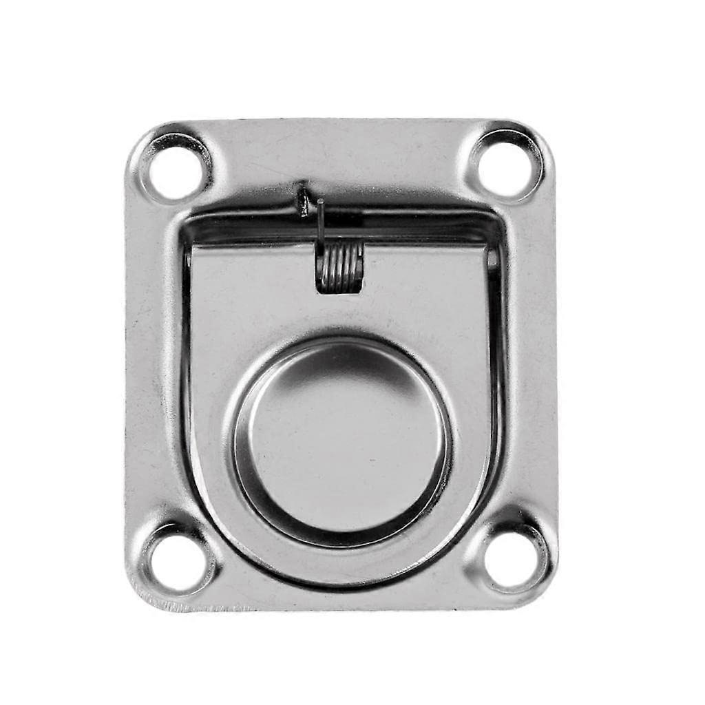 Boat Deck Hatch Ring Pull  Marine Grade Stainless Steel Flush Handle 43x36mm