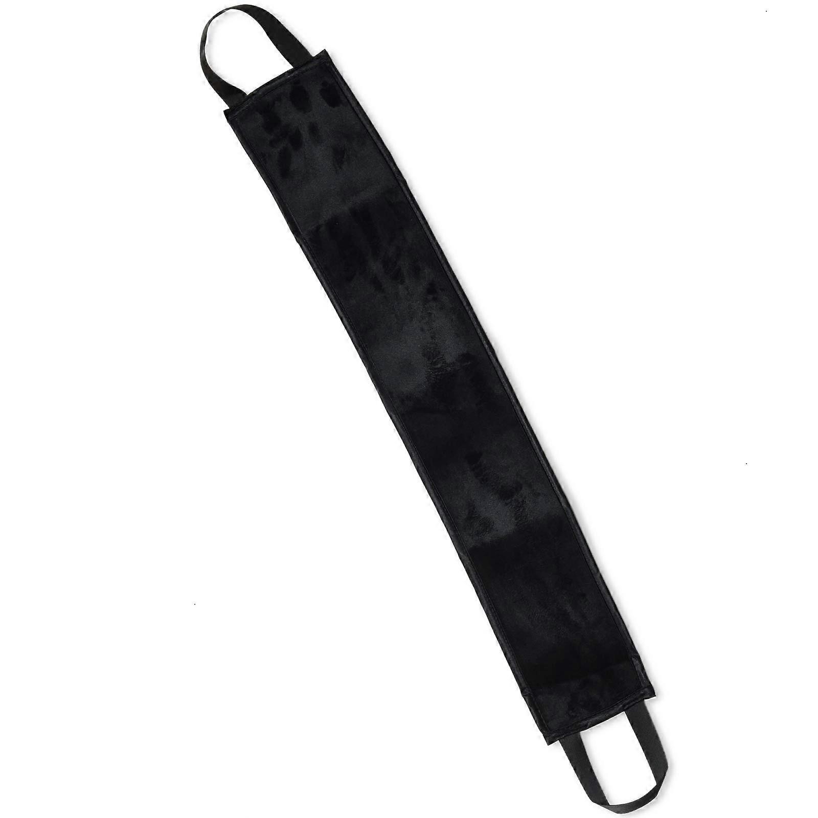 2 Pack Microfiber Self Tanning Back Applicator with Hand Stain Protection, Fits All Tanners, Black