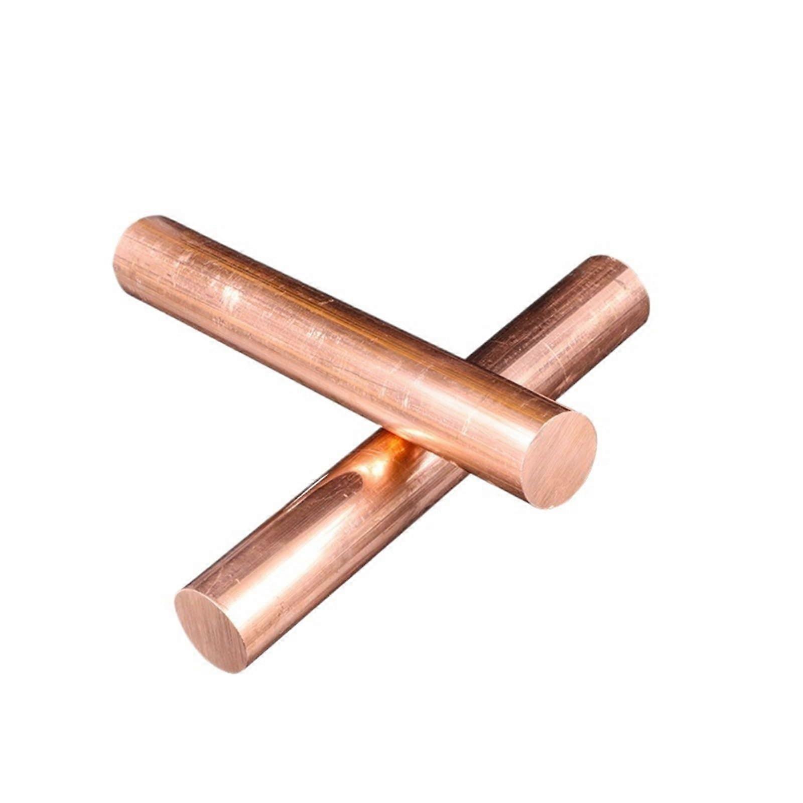 Solid Copper Rod T2 Copper Round Bar 5mm35mm  Conductivity Corrosion Resistant 200mm