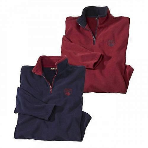Atlas For Men Mens Microfleece Jumper (Pack of 2)