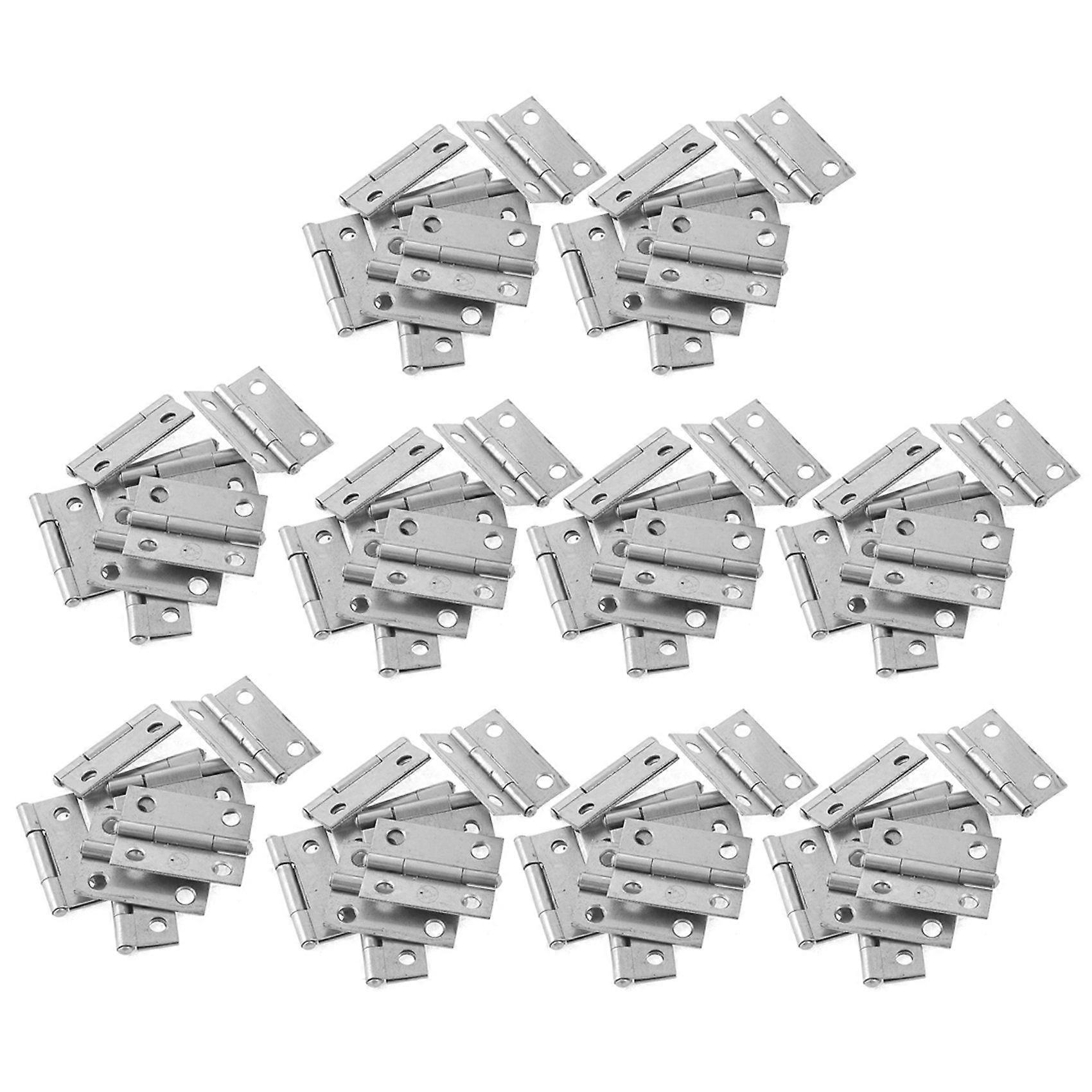 Rectangle Folding Closet Cabinet Door Hinge Hardware 1.5Inch 100 Pcs