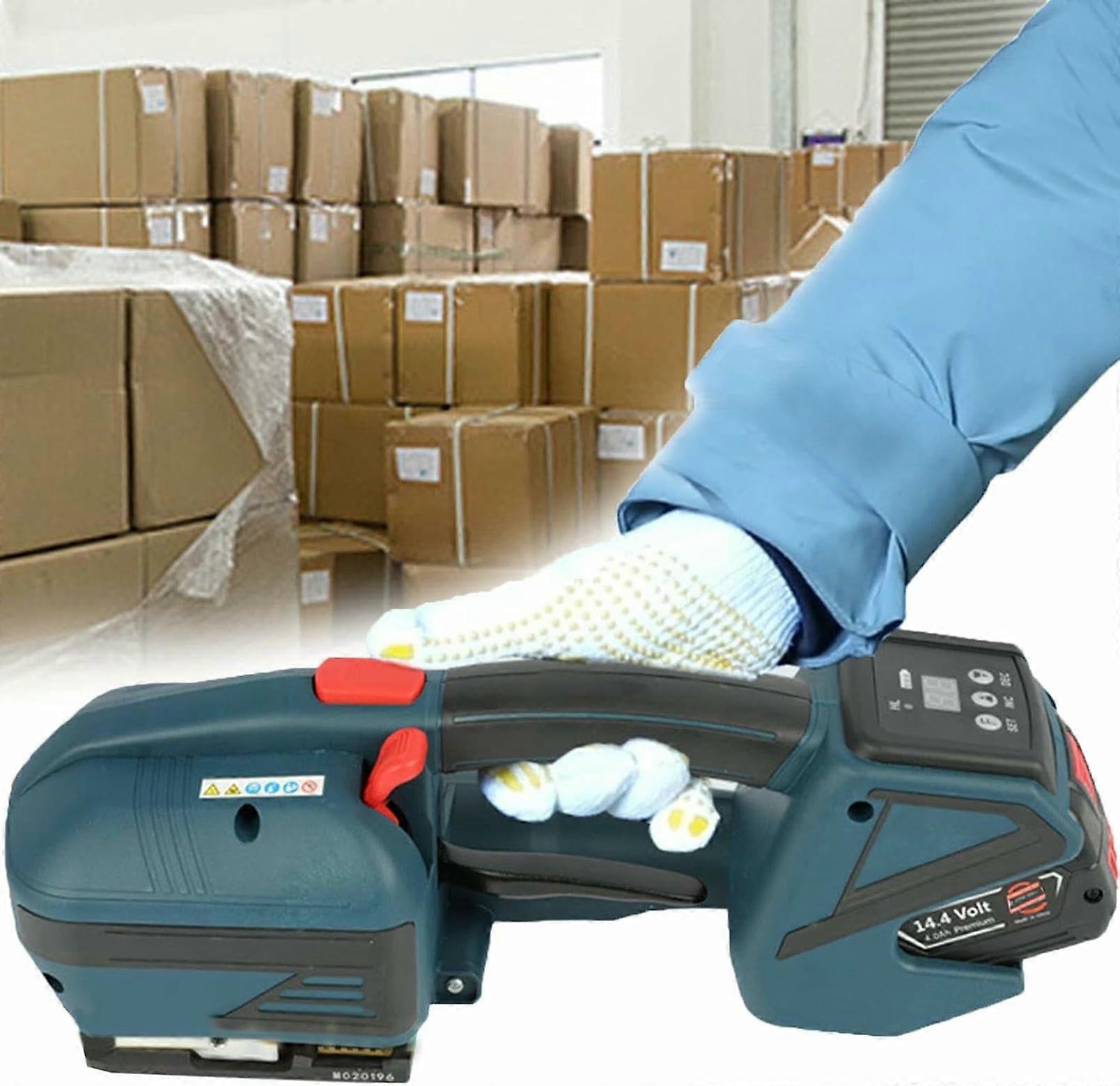 Electric Strapping Machine 1316mm Battery Powered PET PP Tool with Fast Automatic Welding 2xBattery