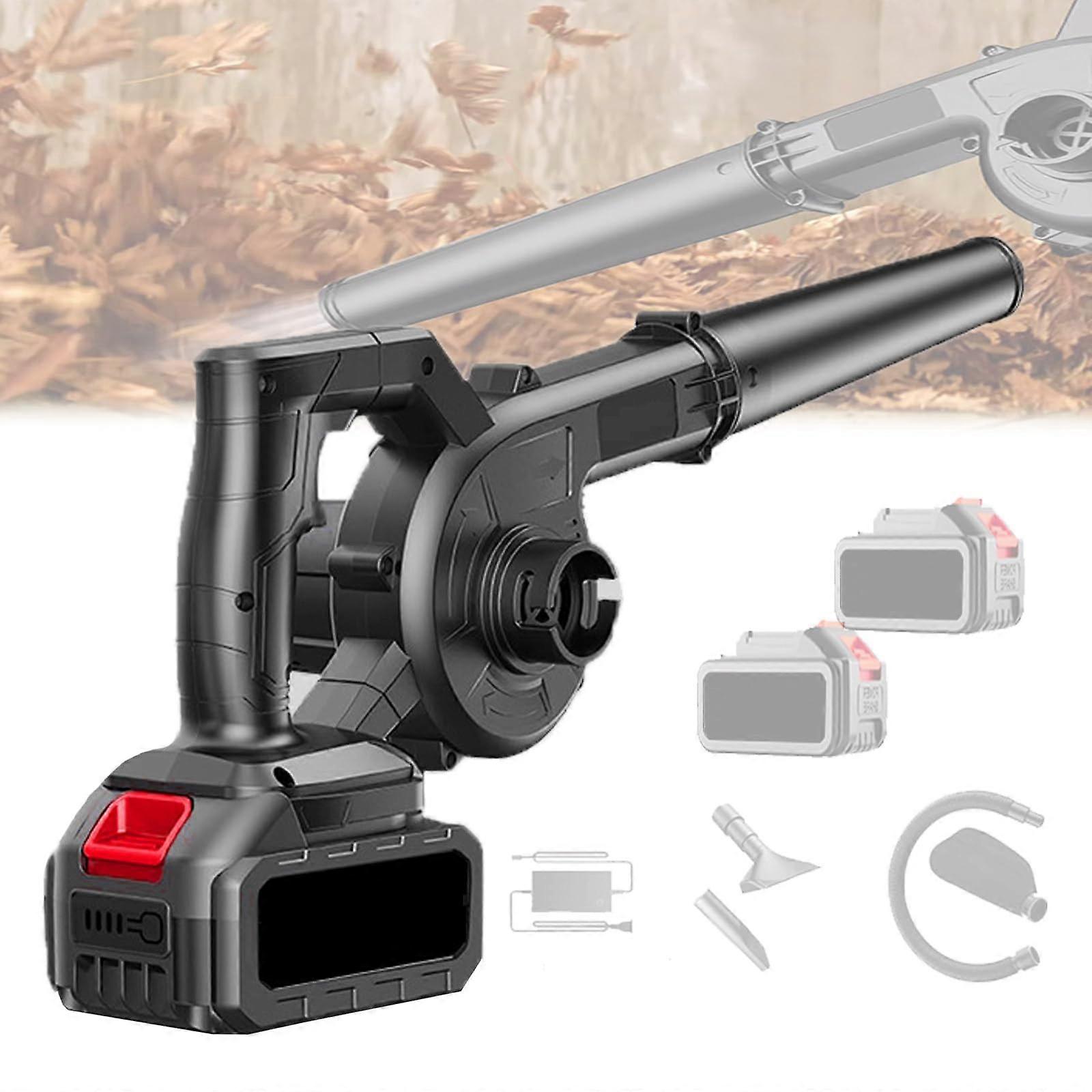 Cordless Snow Blower with Suction Hose, 3in1 Battery Leaf Blower, SixSpeed Lithium Power