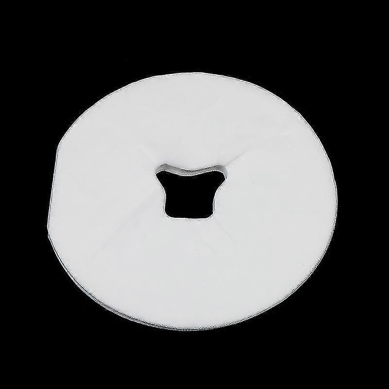 100pcs Disposable Face Rest Sheets Headrest Cradle Covers For Massage Bed White