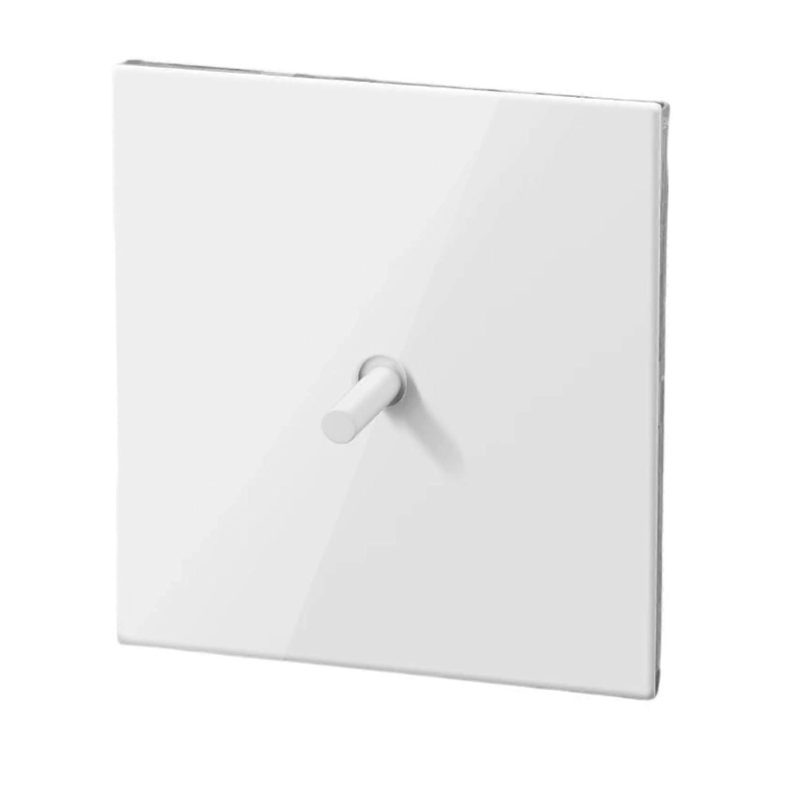 10A Wall Light Toggle Switch with Clear Action, Dual Circuit Control, Multi Color Finish