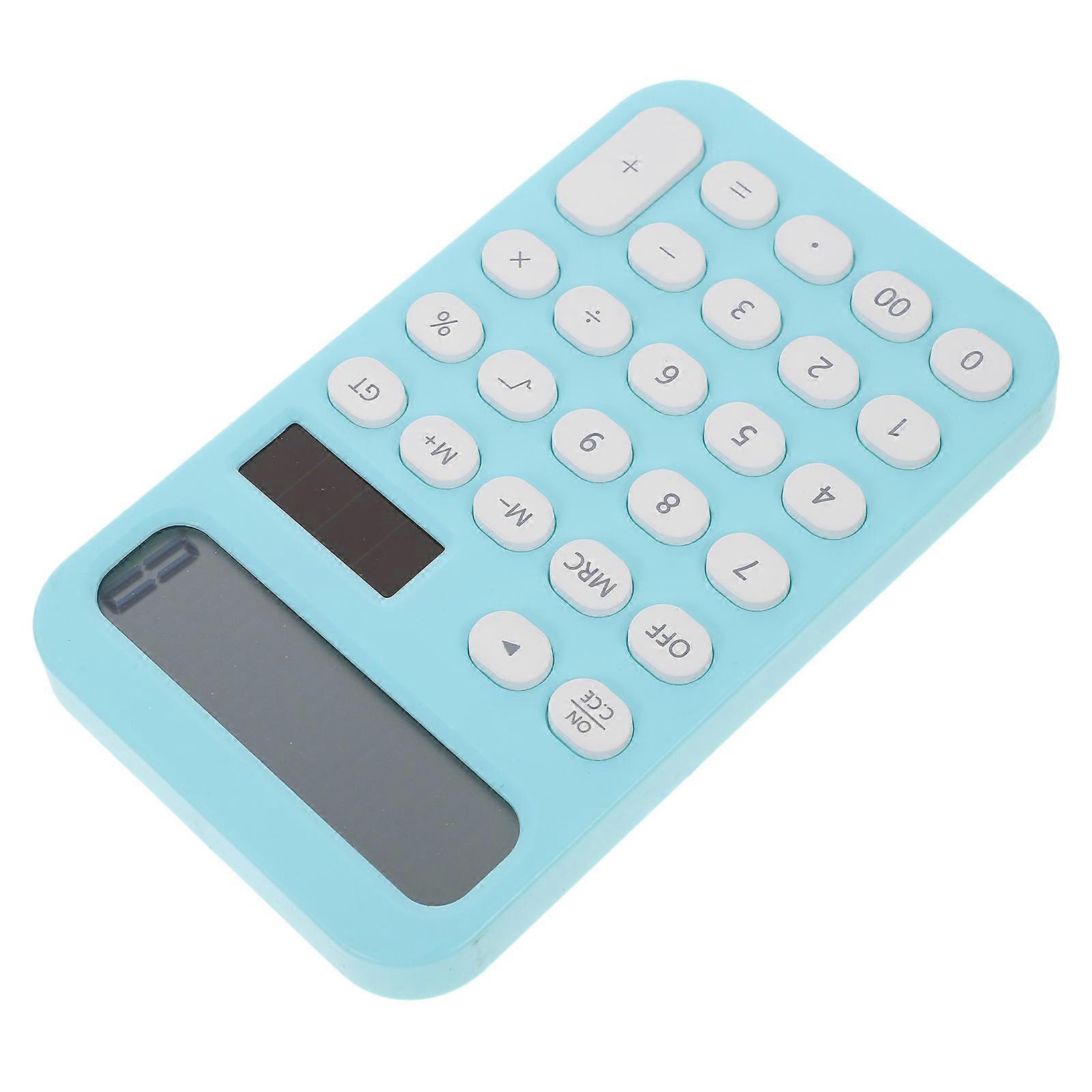 Calculator Small Decorative Calculator for Calculating 3Pcs Blue Desktop Use