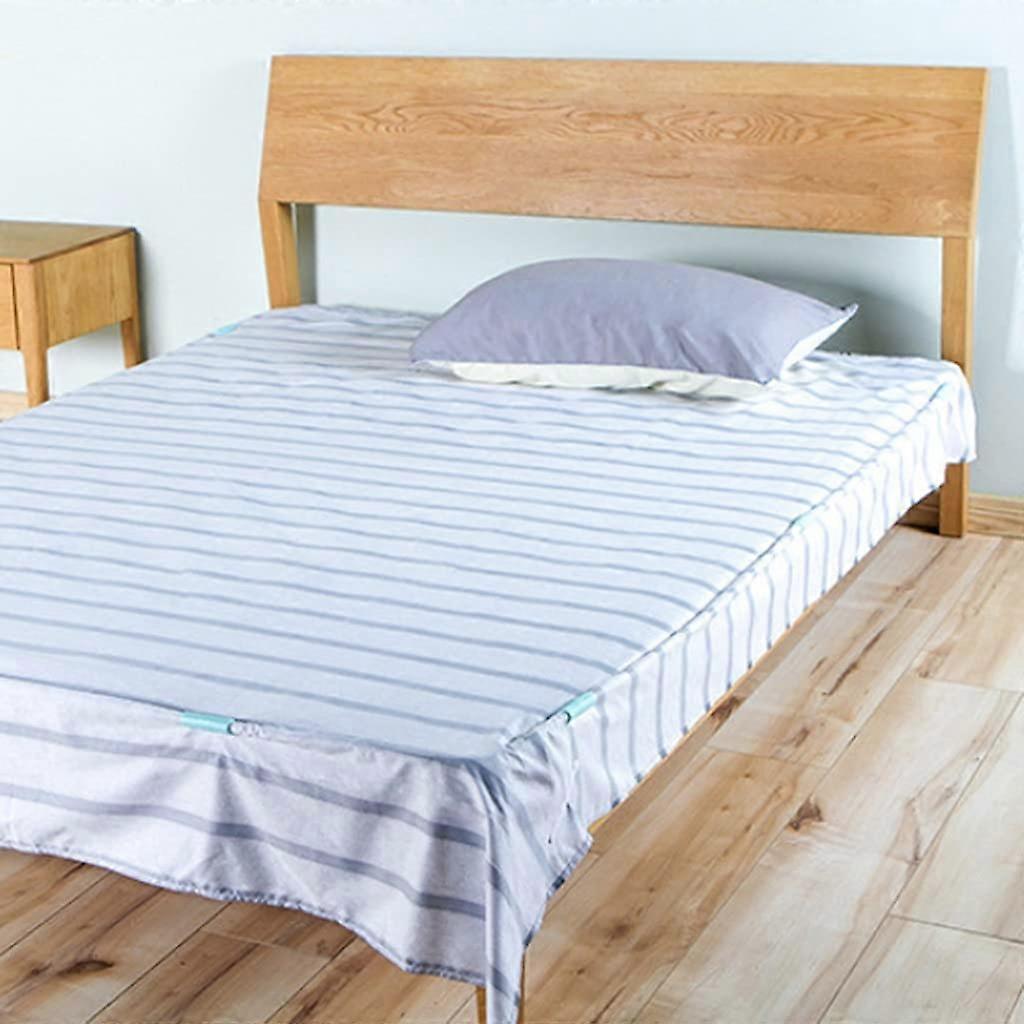 White Bed Sheet Clips NonSlip Adjustable Sheet Fasteners for Bedding Mattress Holders