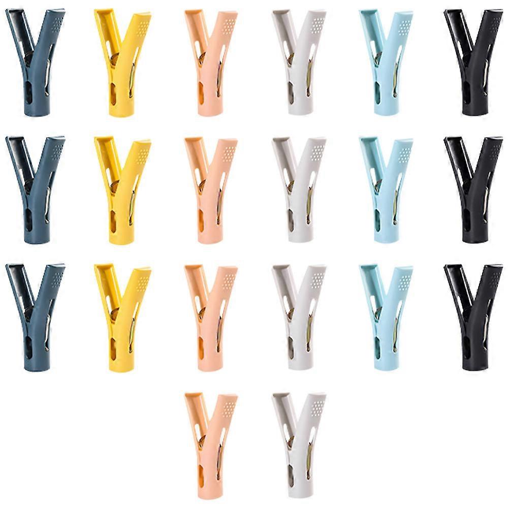 Plastic Clothes Drying Clips Clothes Peg for Home Use 20Pcs Assorted