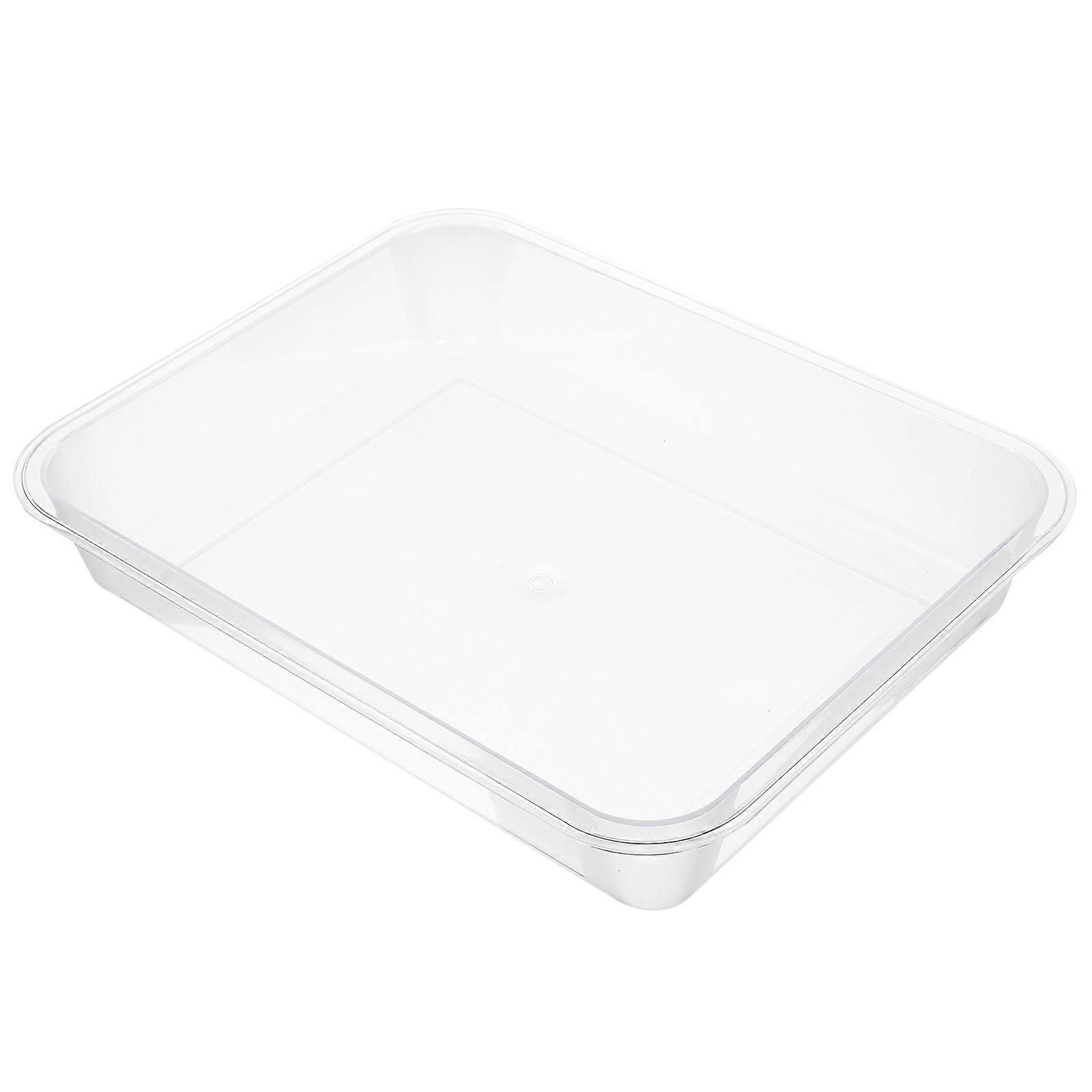 Multi-Function Transparent Food Plate for Dumplings Storage 1Pcs