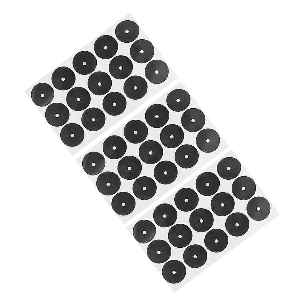 Pool Table Marker Dots Black Billiard Dot Stickers for Club Use 3 Sheets