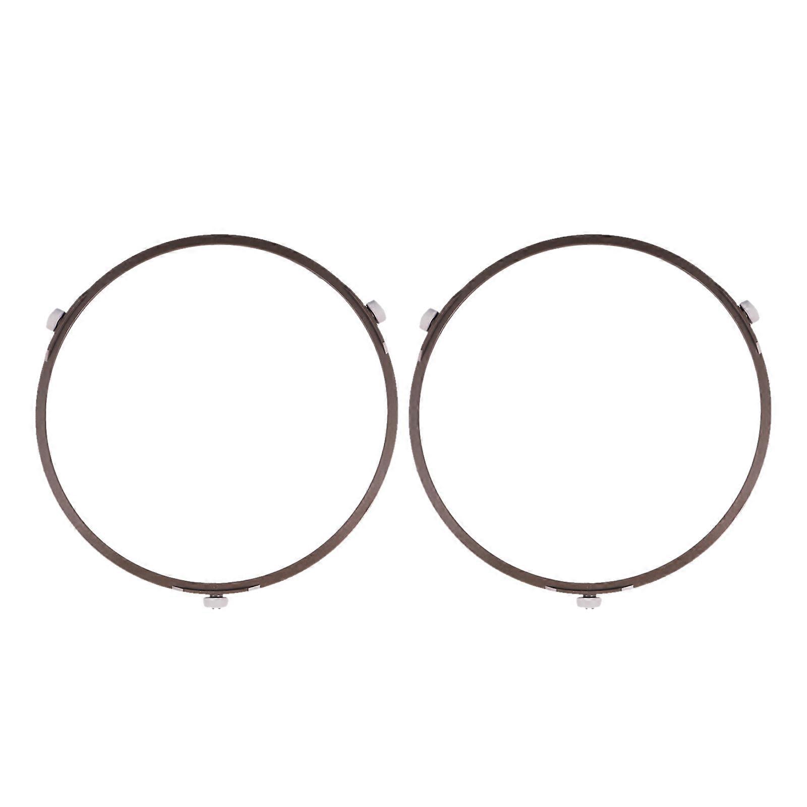 Glass Turntable Plate Roller Microwave Turntable Ring Support for Microwave Oven 2Pcs