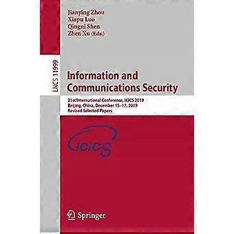 Informations- och kommunikationssäkerhet 21:a internationella konferensen ICICS 2 - Springer Nature B.V