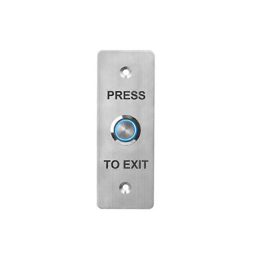 Exit Button Push Switch Door Release Buttons Open Electronic Gate Lock With Backlight compatible with Control Access System S840L