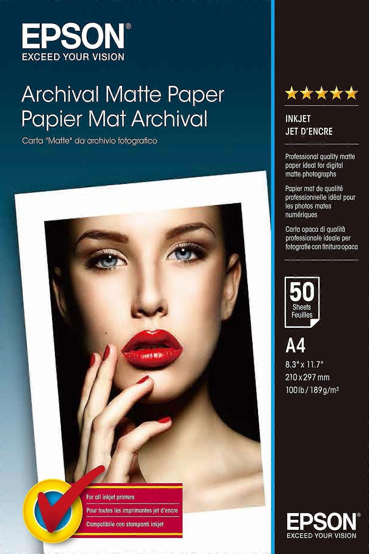 Archival Matte Paper - A4 -