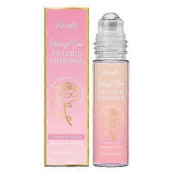 Roxelis Rose Roll - on Fragrance, Pink (A) - Light, Elegant and Convenient, Fresh and Natural Fragrance for Daily Commute and Dates, SKU00012187
