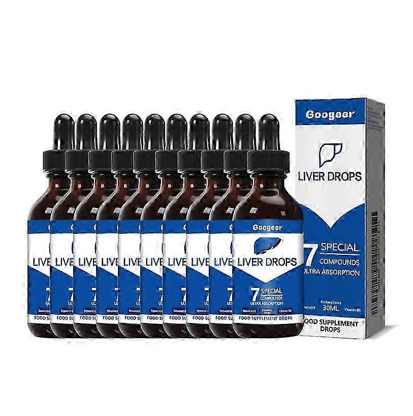 1-10x Leverdroppar Kroppsbehandling 30ml
