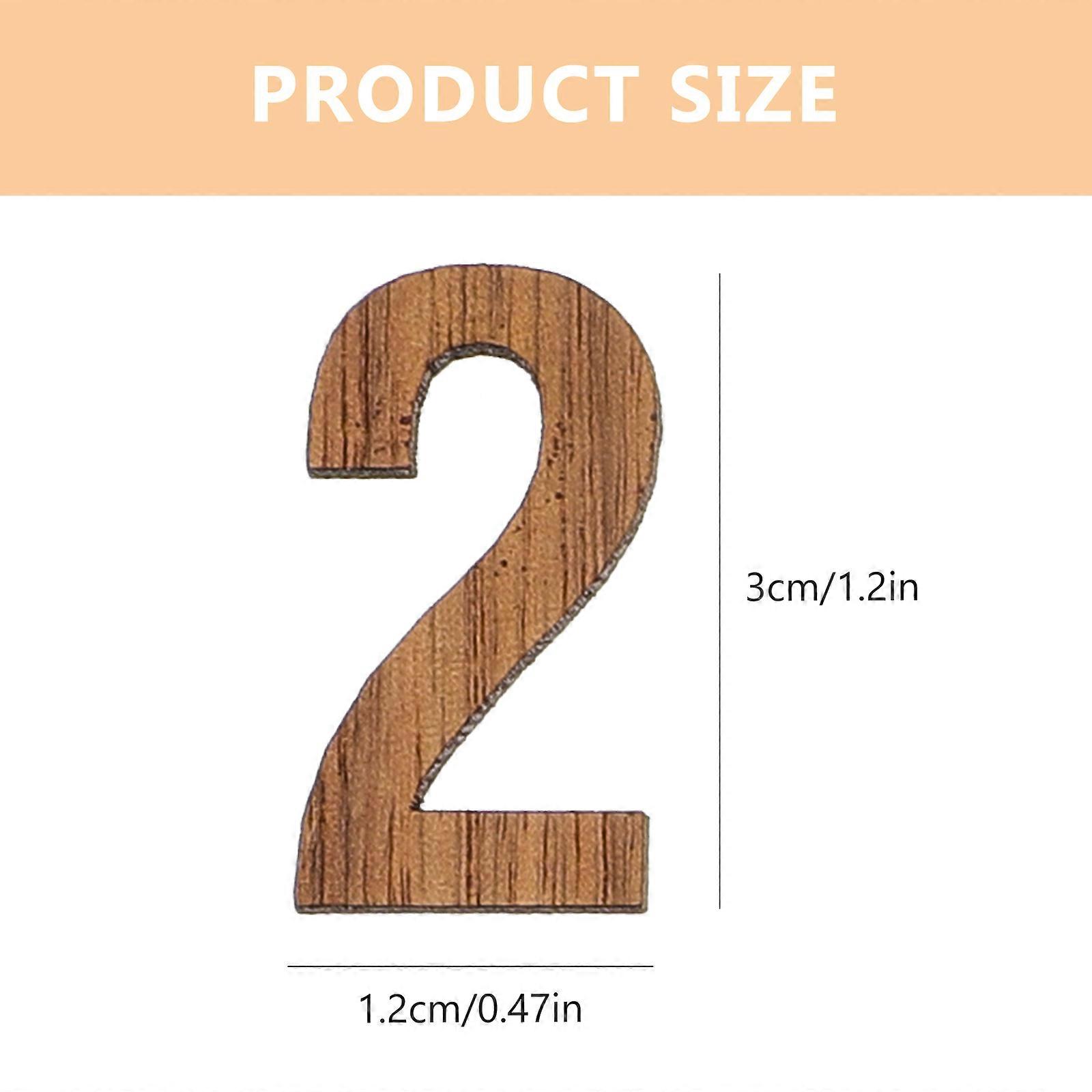 12pcs Wall Clock Numerals Clock Replacement Arabic Number Clock Accessories