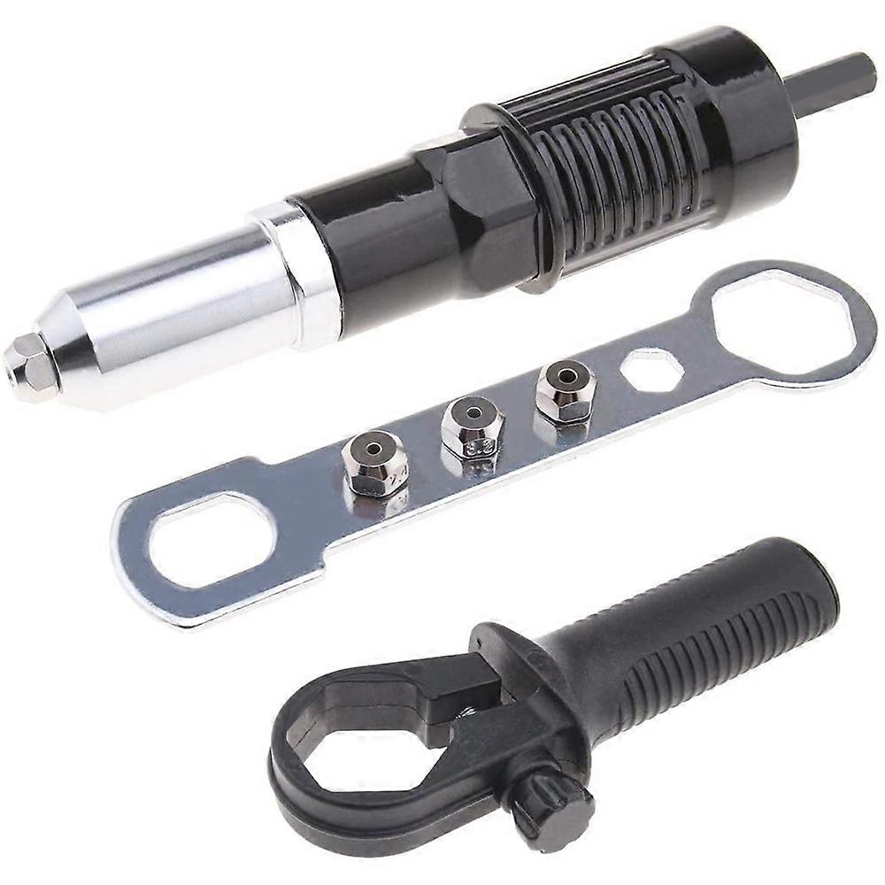 Electric Rivet Conversion Connector Adapter Riveted Joint Riveter Insert Attachment with Non-Slip H
