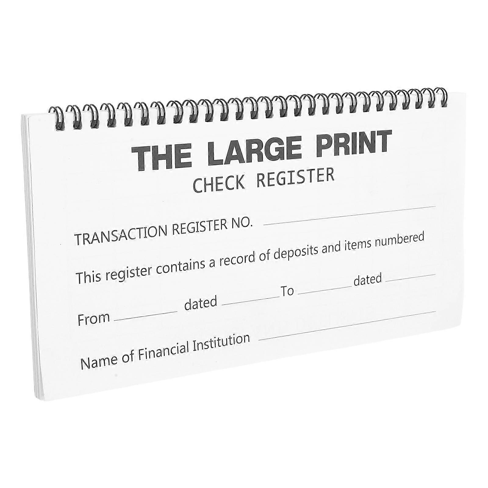 Portable Financial Tracking Planner Plan Book for Schedule Use