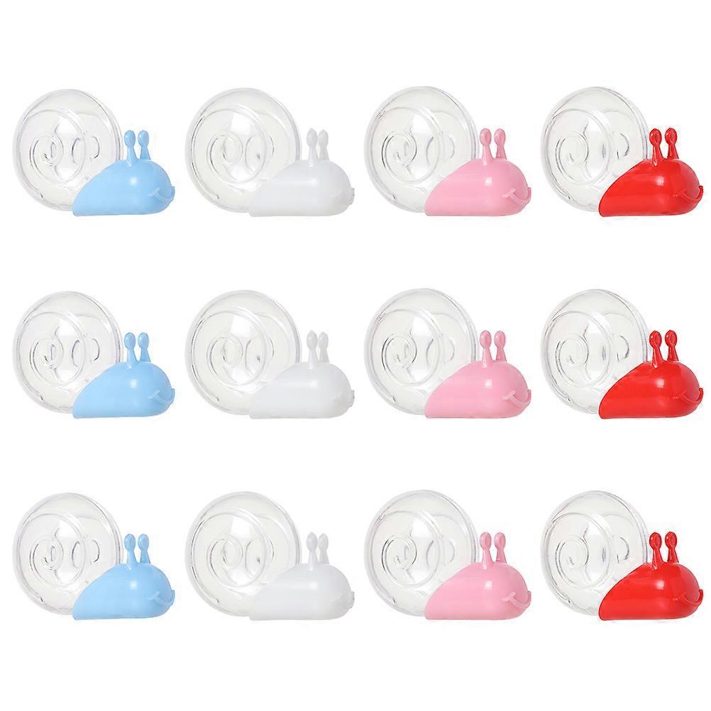 Snail Designed DIY Candy Wrapping Boxes for Storage 12Pcs Plastic Candy Cases