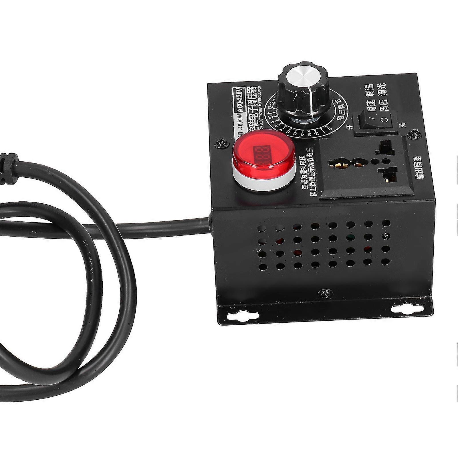 4000W Voltage Regulator, Dimmer, High Power Thyristor Electronic Controller AC110/