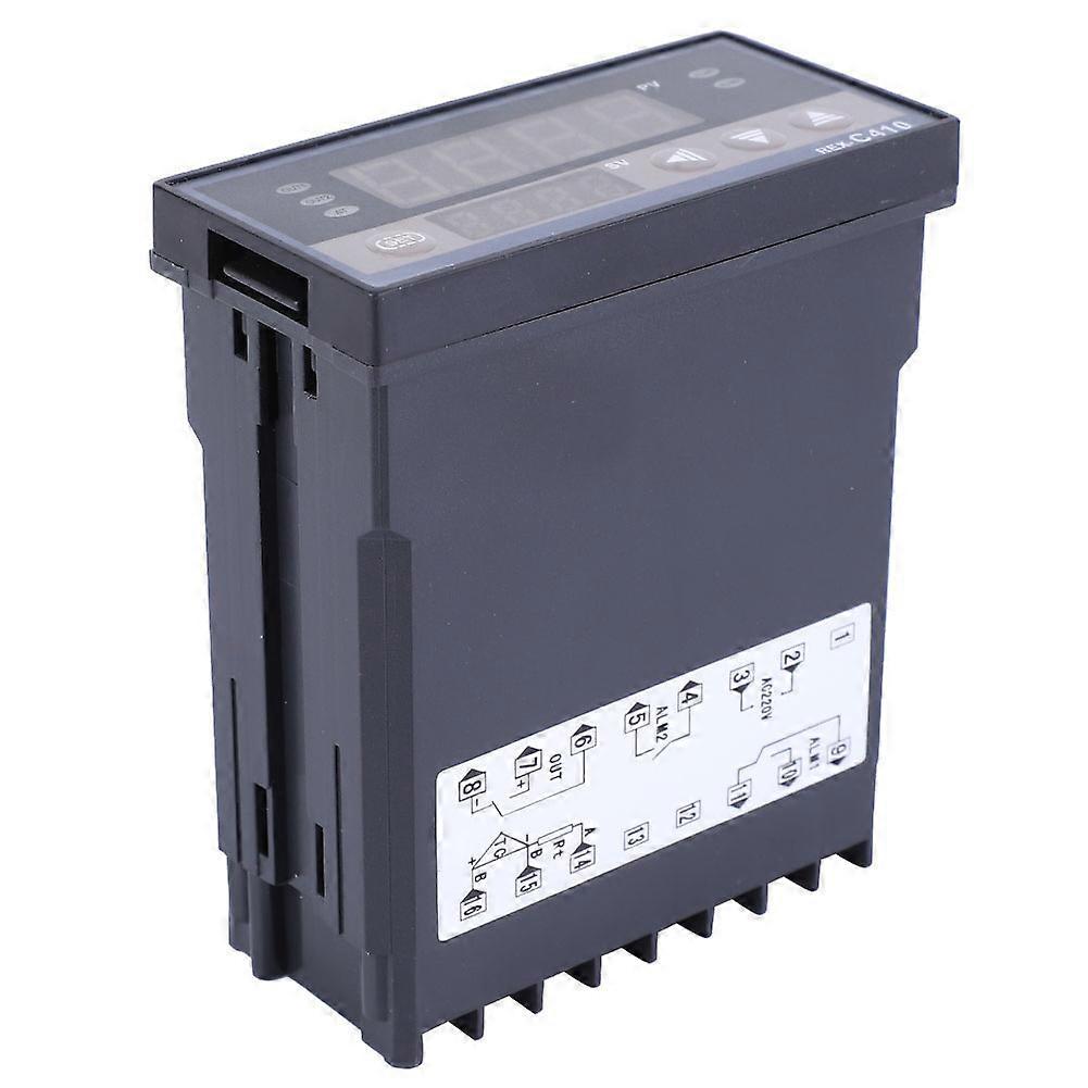 REX C410 Adjustable Relay Control Output Digital Temperature Controller Thermostat AC220V