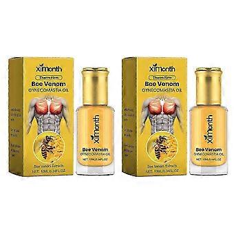 Thermo Firm Bee-Venom Gynecomastia Firming Chest Massage Oil for Men