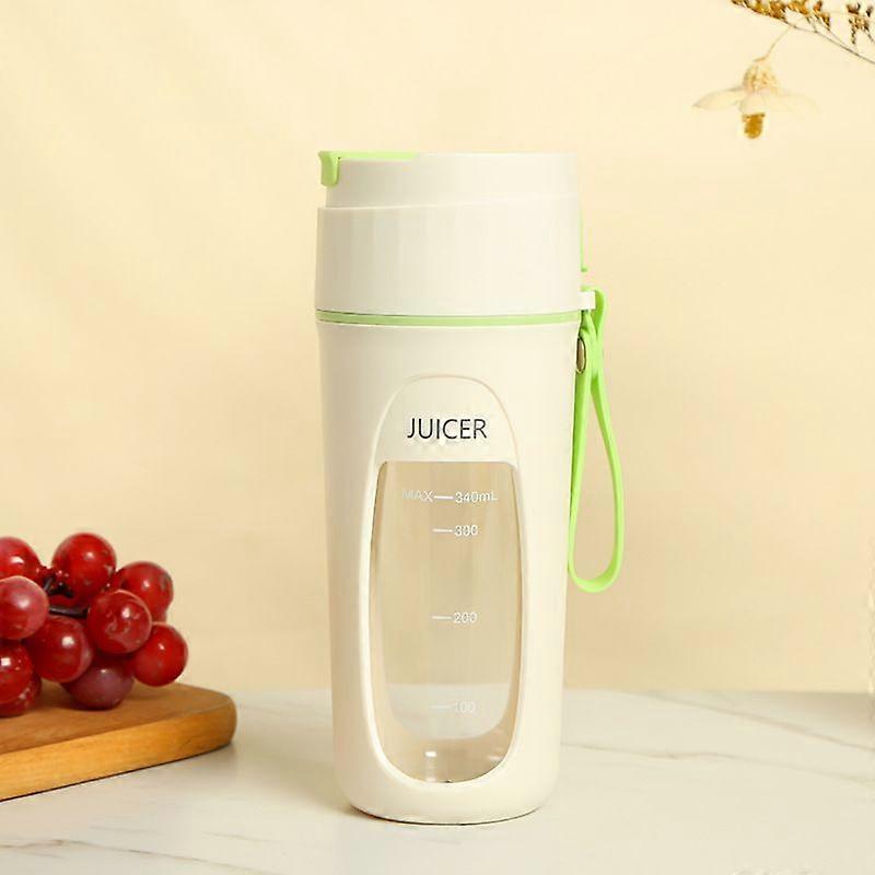 Green Portable 8-Blade Refillable Juicer Cup