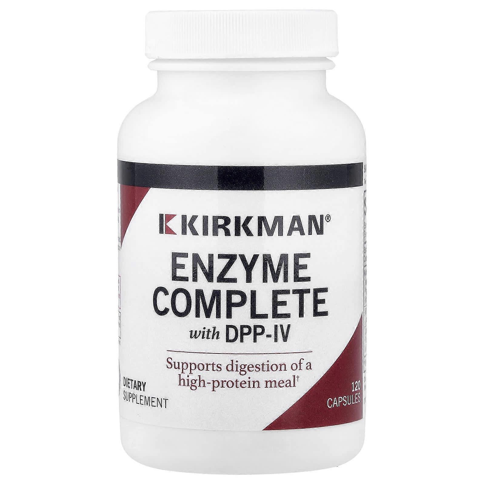 Kirkman Labs, Enzyme Complete With DPP-IV, 120 Capsules