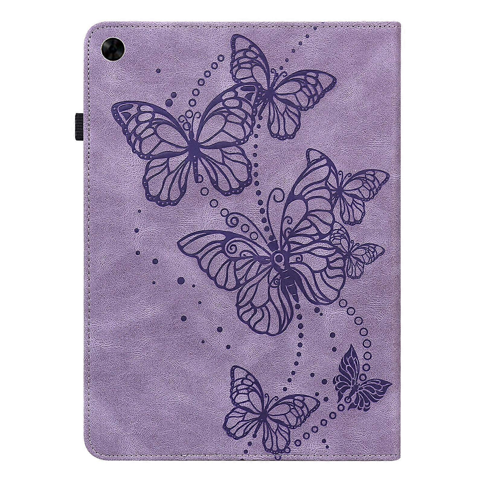 Embossed Pattern PU Case For Realme Pad 10.4 inch