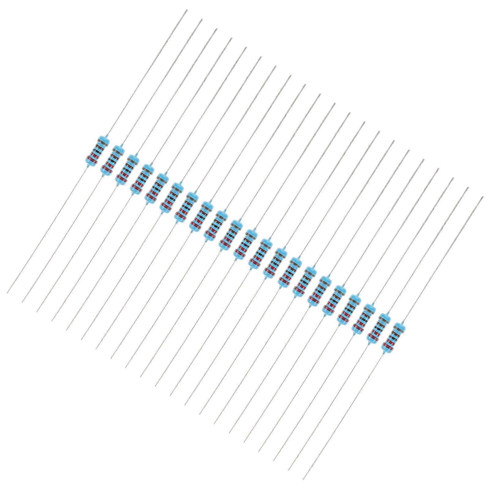 1 set de rezistențe de sortiment Rezistențe de film Rezistențe de experiment Rezistențe electronice 1/4W 1%