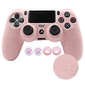 Pink Soft Silicone Protective Case For Ps4/ Ps5/ Xbox One S / Xbox Series S X / Switch Pro Controller Skin Gamepad Case Cover - Cases