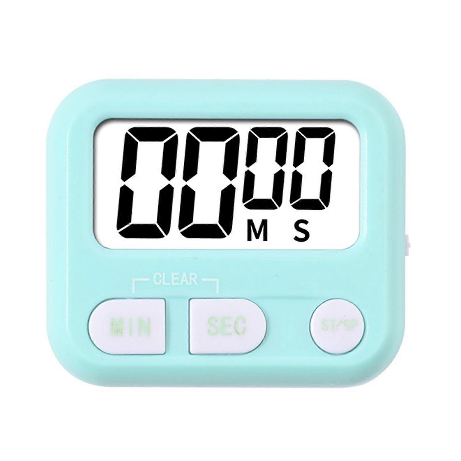 Kitchen Baking Timer Large Screen Button Control with Strong Magnetic Stand Loud Alarm Countdown Stopwatch