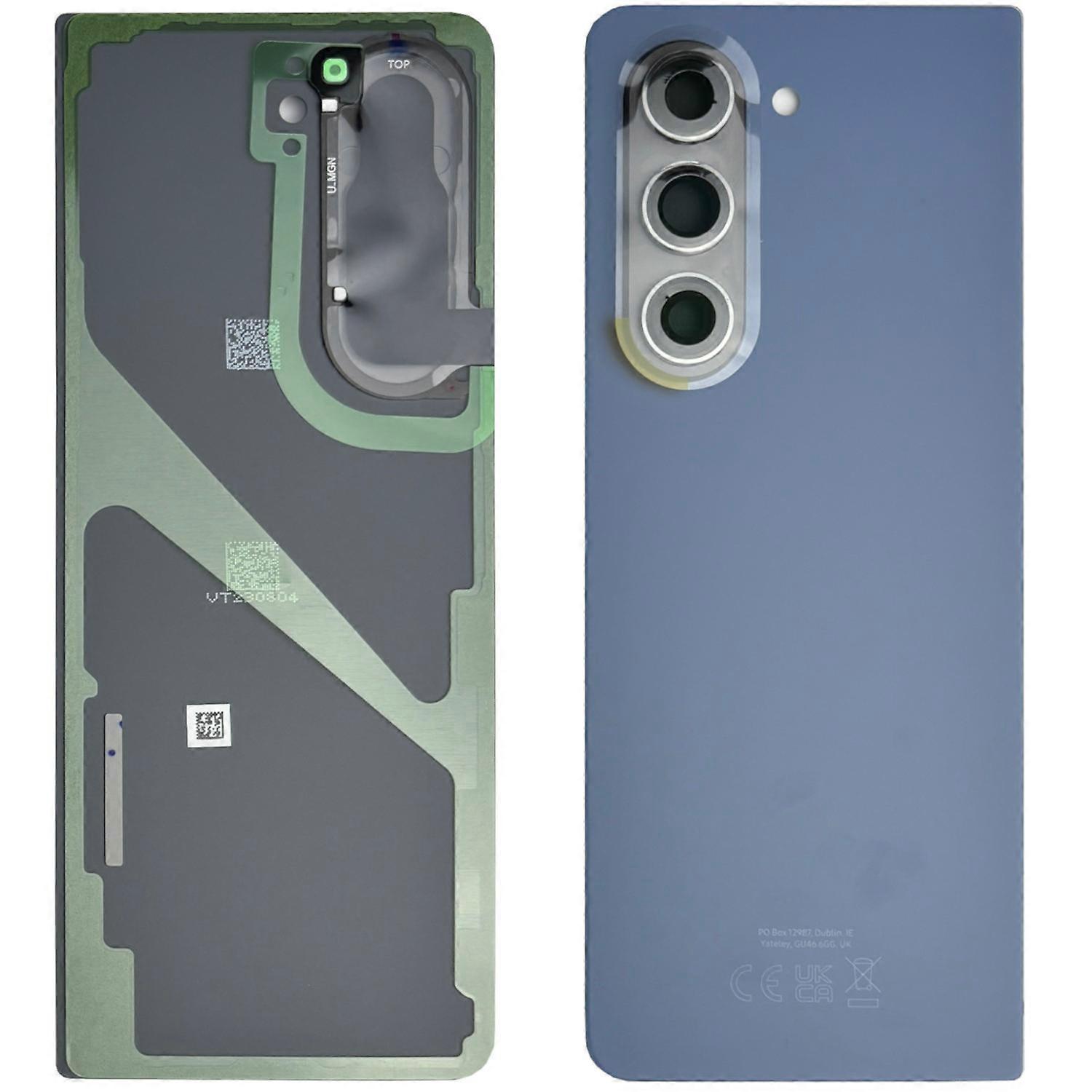Battery cover for Samsung Galaxy Z Fold5 GH82-31862D Blue replacement part