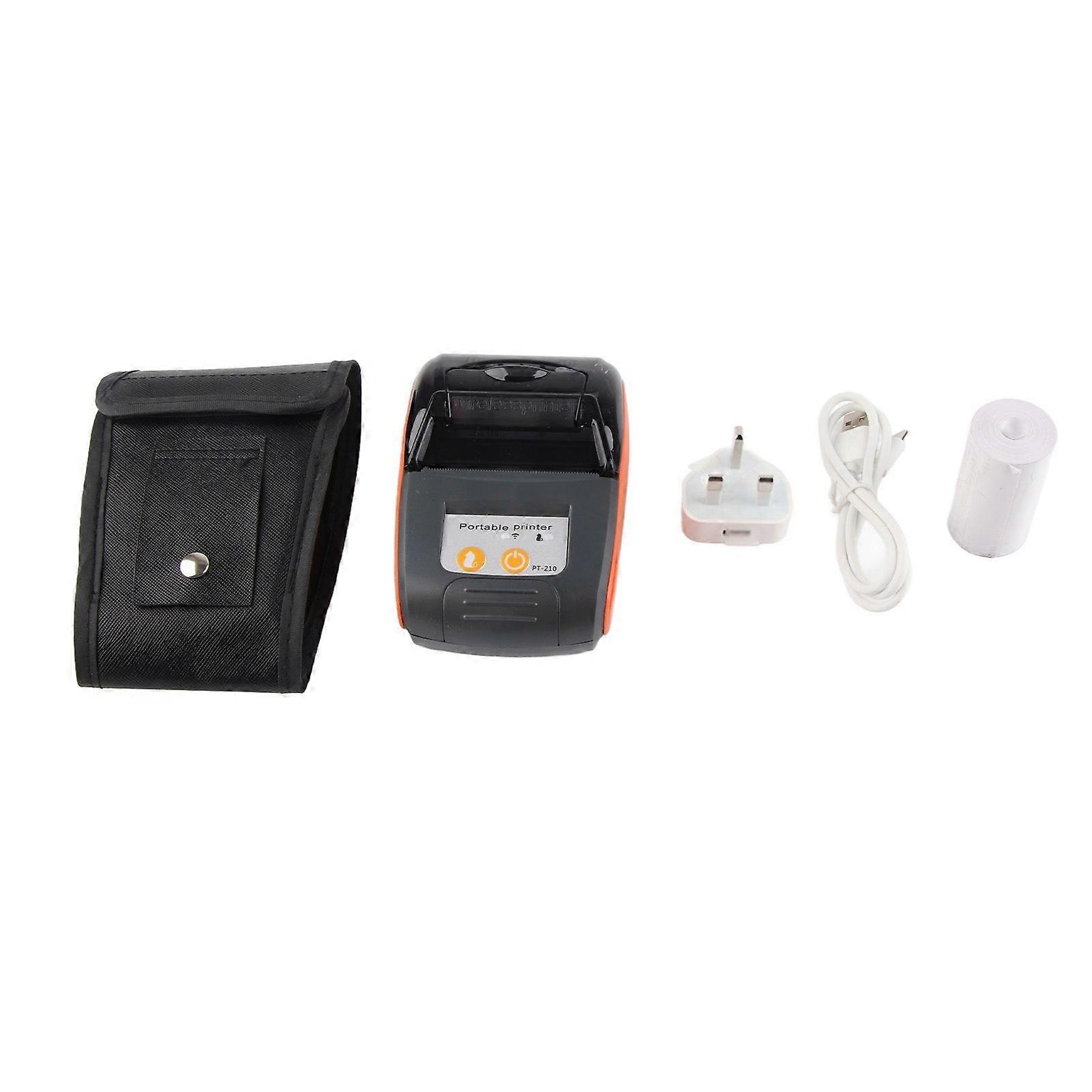 Wireless Portable Receipt Printer Bluetooth Thermal Bill Printer 58 mm (Orange, )