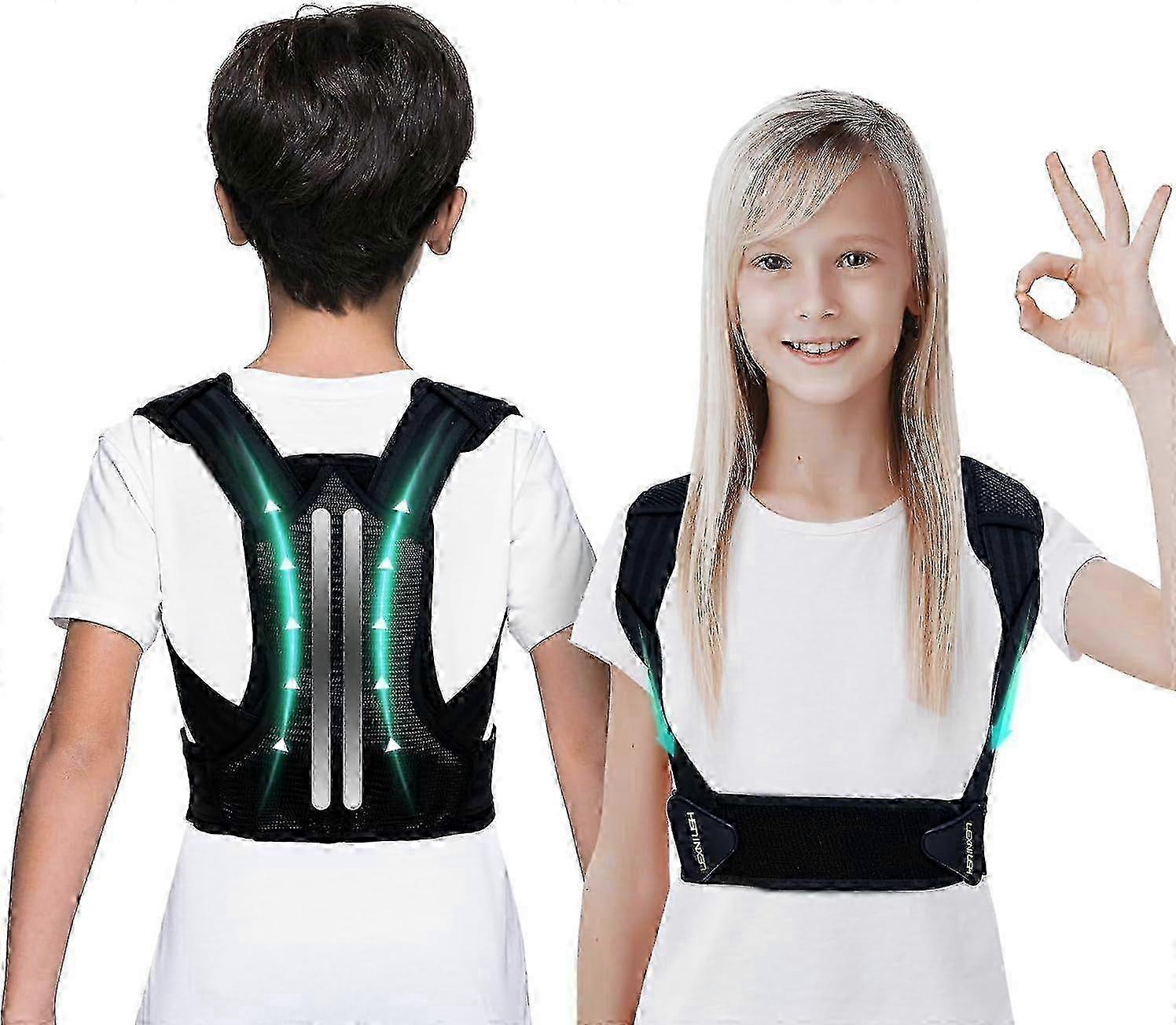 Kids & Teens Posture Corrector Upper Back Support for Posture Improvement