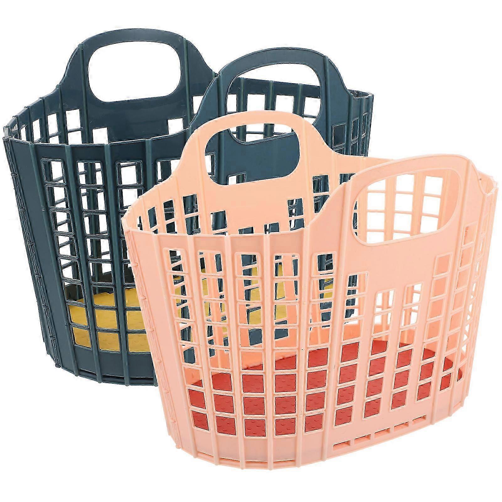 2Pcs Multi-function Kitchen Fruit Storage Basket Home Vegetable Storage Basket