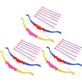 6bags Boy Girl Bow Arrow Game Shooting Arrows Random Colors for Boy Girl Hand-Eye Coordination Creativity