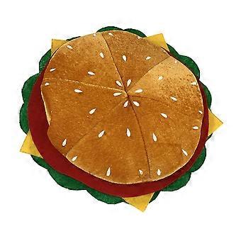 Burger Hat Festive Burger Headgear Hat Non-woven Hat Cosplay Party Hat Prop