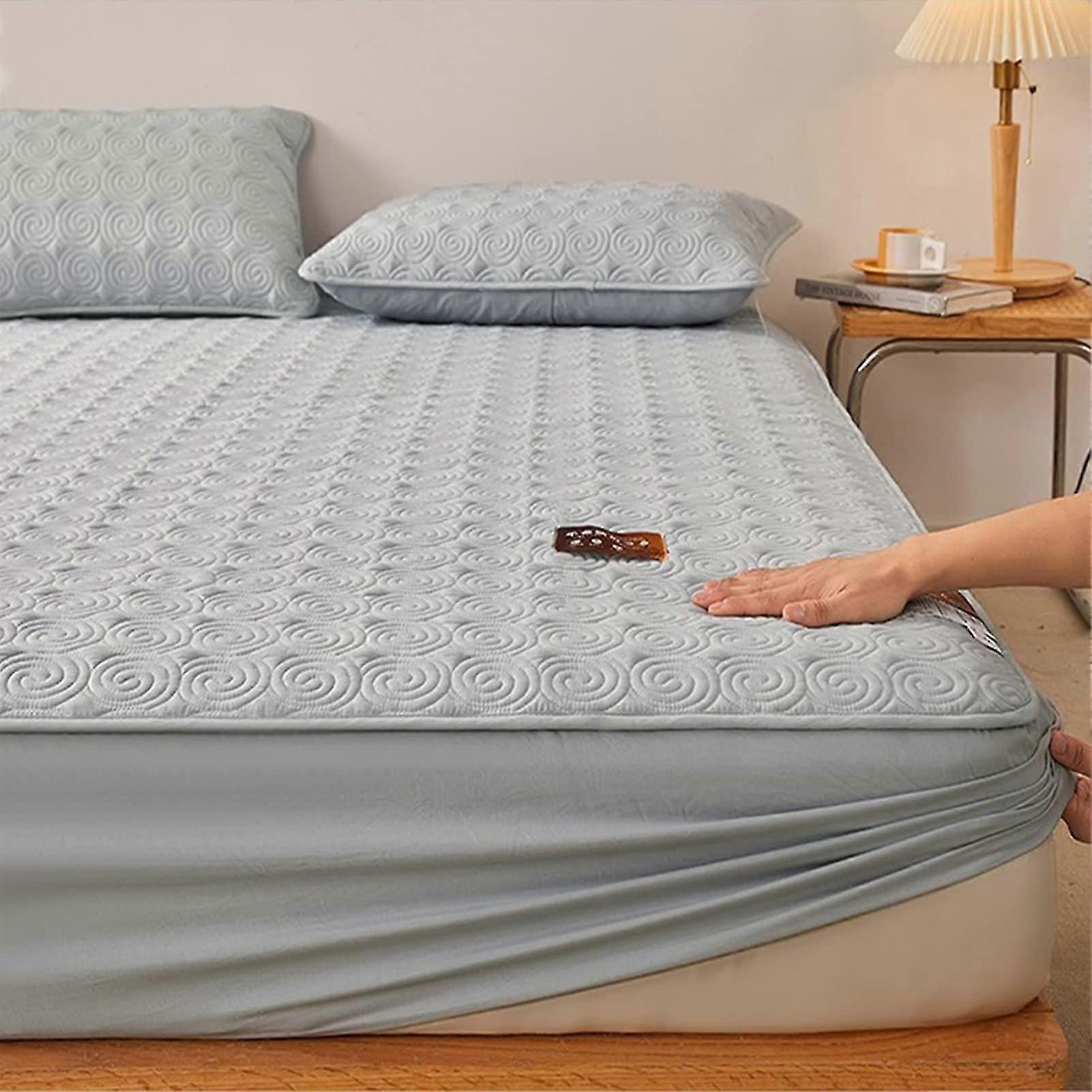 Bedspread fitted sheet with vegetable fiber 200cmx200cm