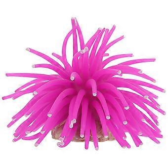 Simulation Coral Sea Urchins for Aquarium Ornament Purple Decoration