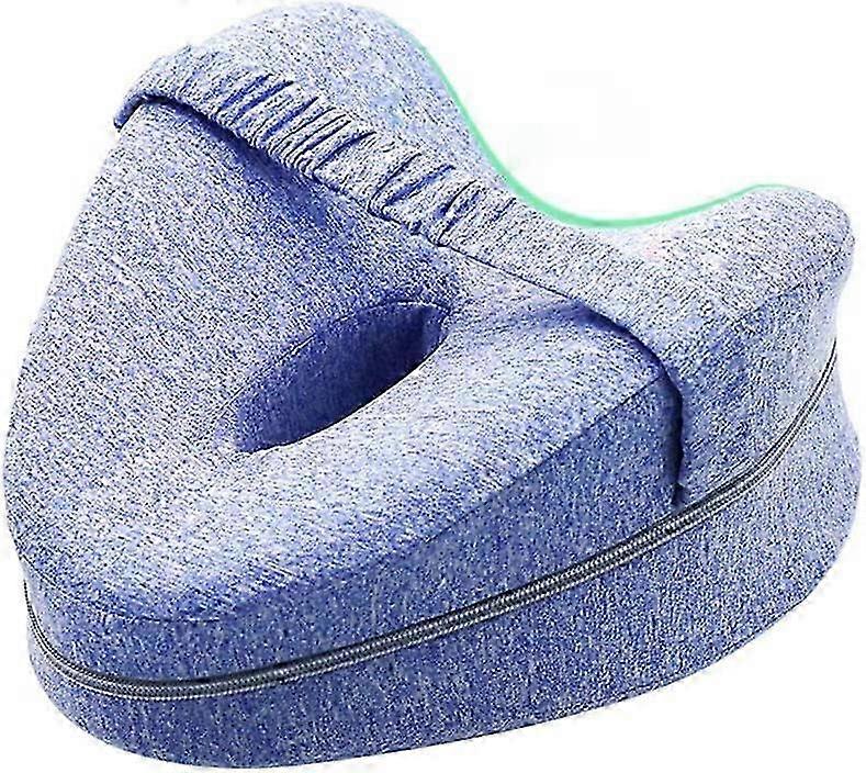 Orthopedic Pillow compatible with Sciatica Relief (Blue)