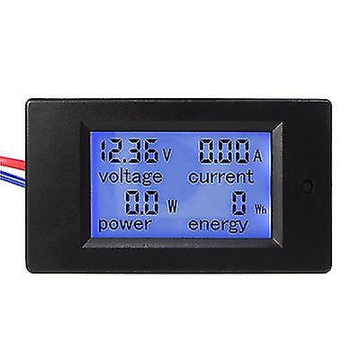 Dc電圧計の電流エネルギーのデジタル電圧のメートルLCD 4インチDc 6.5-100v 20a 50a 100aシャント付き