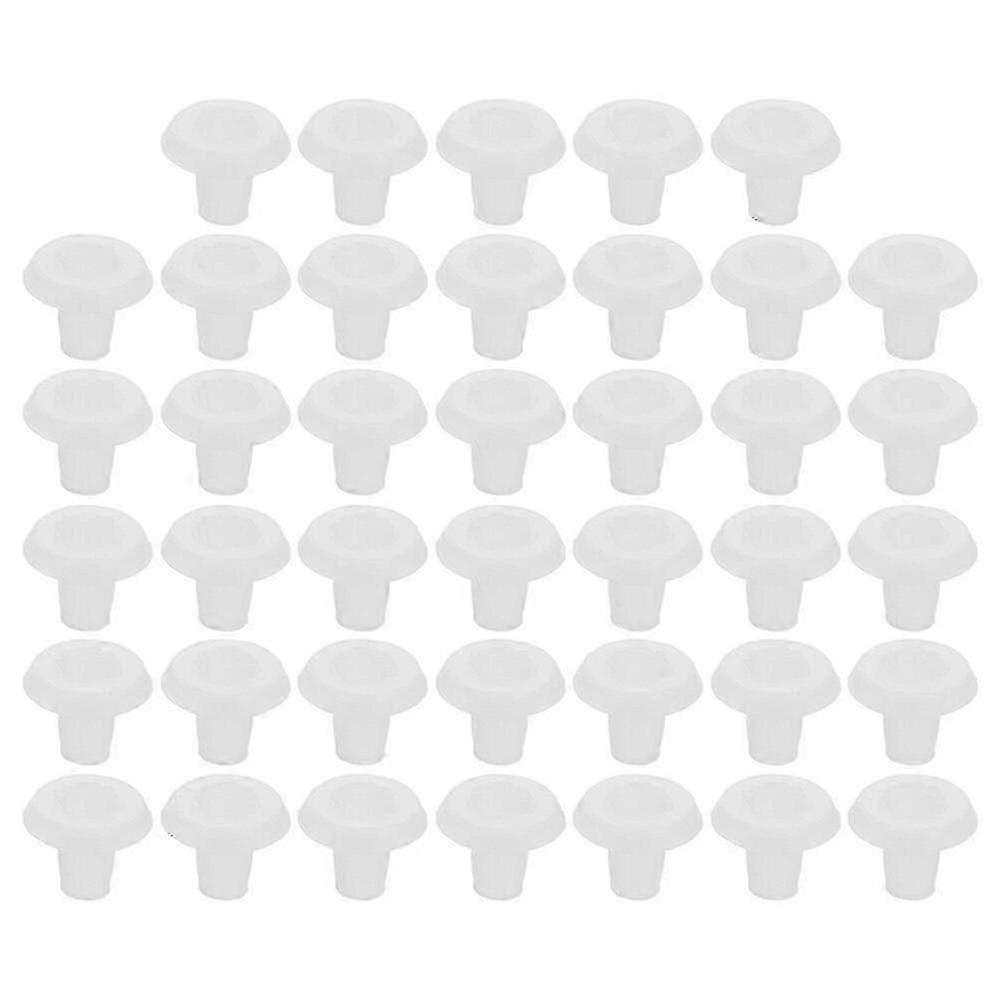 40pcs Horizontal Blinds Bottom Rail Button Plugs, Compatible with Horizontal Blinds
