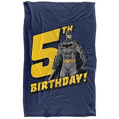 Batman 5th Birthday Blanket